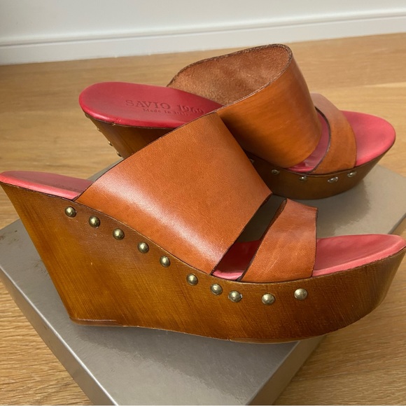 Made in Italy leather clogs EU40 - Picture 6 of 7